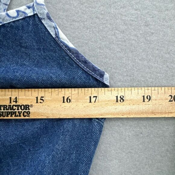 Vintage Y2K Jalate Denim Beaded Mini Sheath Dress Size 11 - Picture 7 of 10